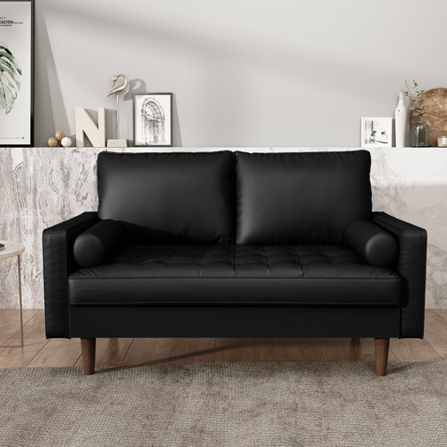 Oliver Tolya 57'' Square Arm Loveseat Wayfair